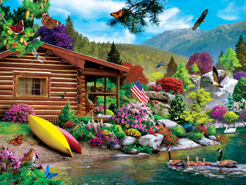 Masterpieces 750 Piece Jigsaw Puzzle For Adults And Family - Free To Fly - 18'X24'