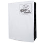 Monster Protectors Mega XL Trading Card Binder - Matte White, Anti-Theft, Holds 720 Cards, Padded Pockets, Model 63736
