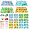 YOOYID Puzzle Racer Kids Car Track Set, 100Pcs, Montessori Toys for Ages 2-6, Plastic, Model 1103