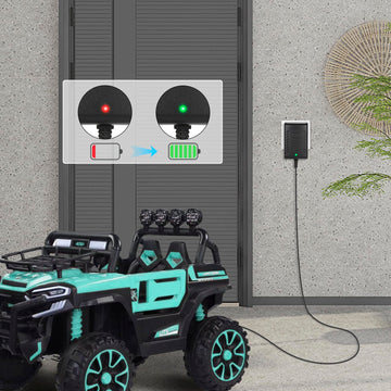 TUAGUI 12V Kids Charger for Ride-On Toys, Universal Battery Charger for Electric SUV Cars, Durable and Reliable Power Source