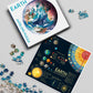 Antelope - 1000 Piece Puzzle For Adults, Space Earth Jigsaw Puzzles 1000 Pieces, Telescope Planet Close-Up Round Puzzle, High Resolution, Matte Finish, No Dust Space Puzzle
