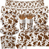 Highland Cow Decorations, 142Pcs Cow Print Plates And Napkins Party Supplies, Brown Cow Birthday Party Decorations Tableware Cup