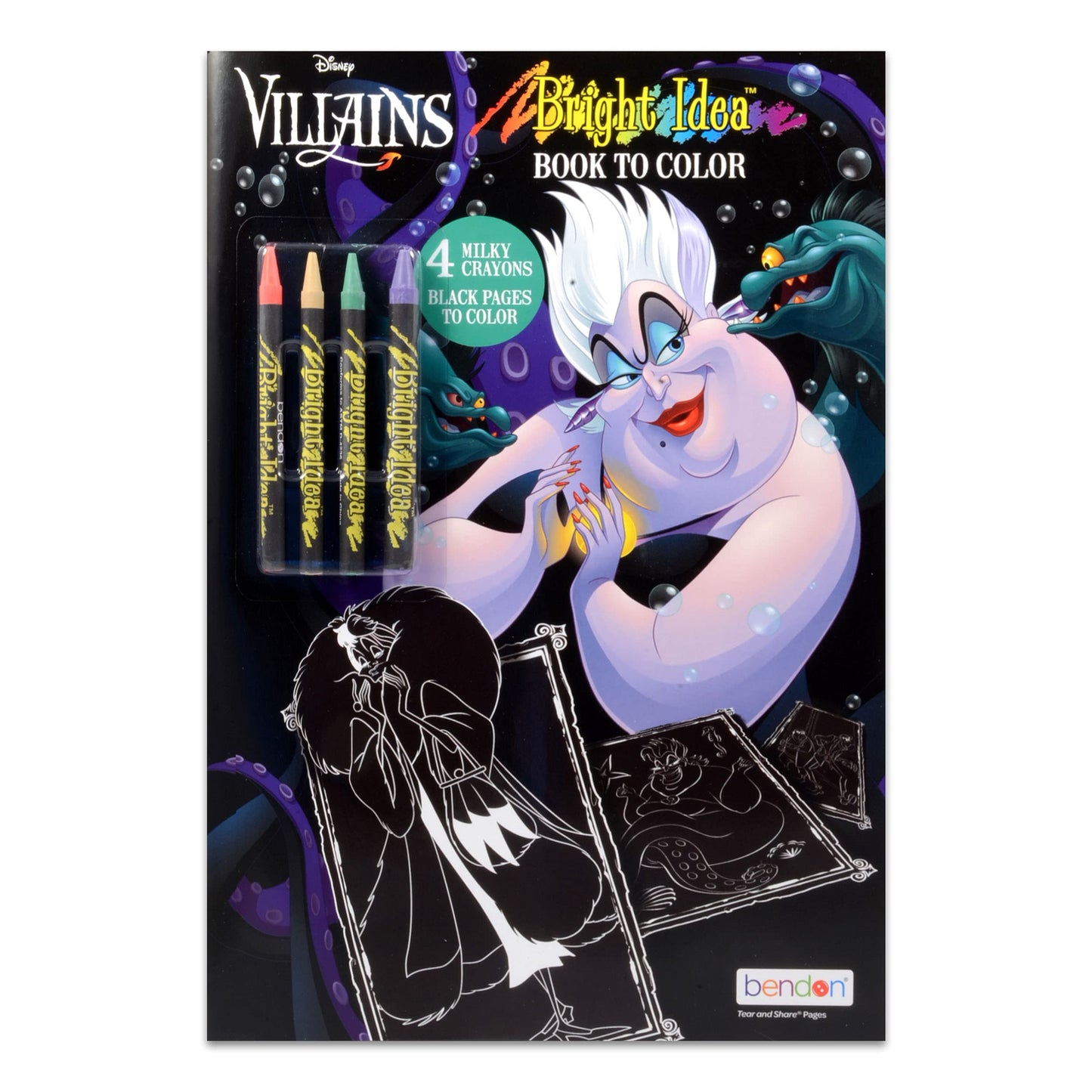 Classic Disney Disney Villains Coloring and Activity Book Set for Toddlers, Kids ~ Villains Bright Ideas Coloring Book and Imagi