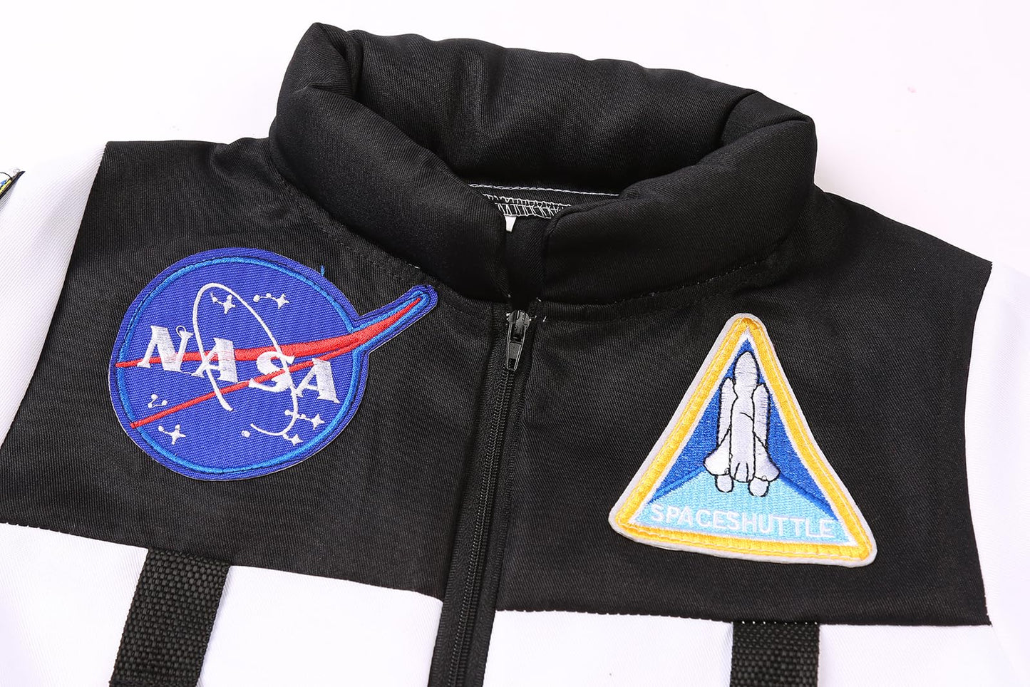 Gomukot Direct Kids Astronaut Costume Nasa Space Jumpsuit For Halloween Boys Girls Pretend Role Play Dress Up (10-12 Years)