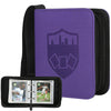 GERMUN Mini Card Binder 1 Pocket  80 Pockets Trading Card Binder  enhanced Small 2 Pocket Trading Card Collection Album Folder with 40 Sleeves Double Sided - Gifts for Kids (Purple)