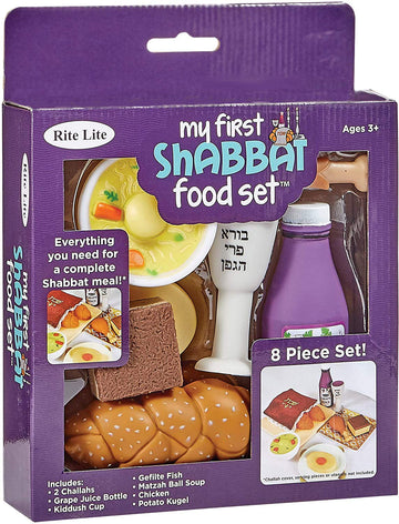Rite Lite My First Shabbat Food Set - Jewish Kids Gift, Judaica Pretend Play, Great Jewish Educational Toy