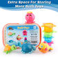 Iplay, Ilearn Baby Bath Toys W/ Organizer, Water Squirting Octopus, Wind Up Swimming Turtle, Bathtub & Shower, Stacking Cups, Gift For 6, 9, 12, 18 Months 1, 2, 3 Years, Toddlers, Girls, Boys & Kids