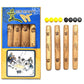 Lenith Yutnori Korean Board Games ??? Yunnori Floor Games For Family, Adults, Party, Strategy Wood Stick Games (Normal)