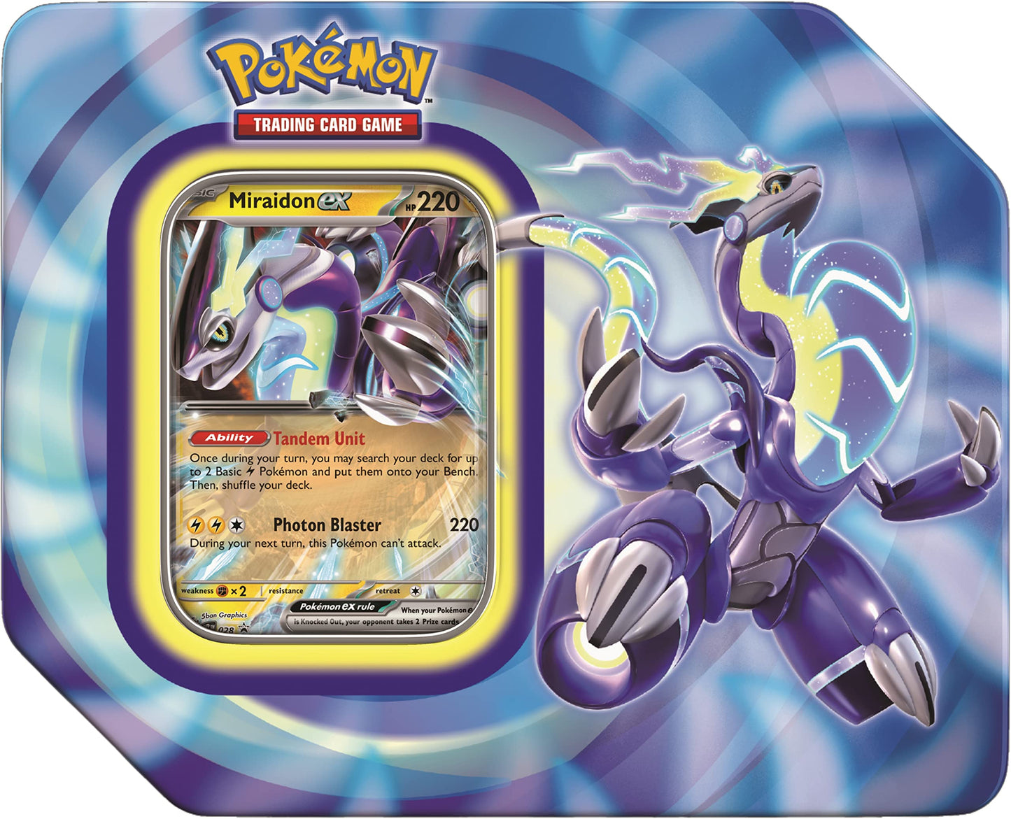 Pokemon Tcg: Paldea Legends Tin (Random Tin)