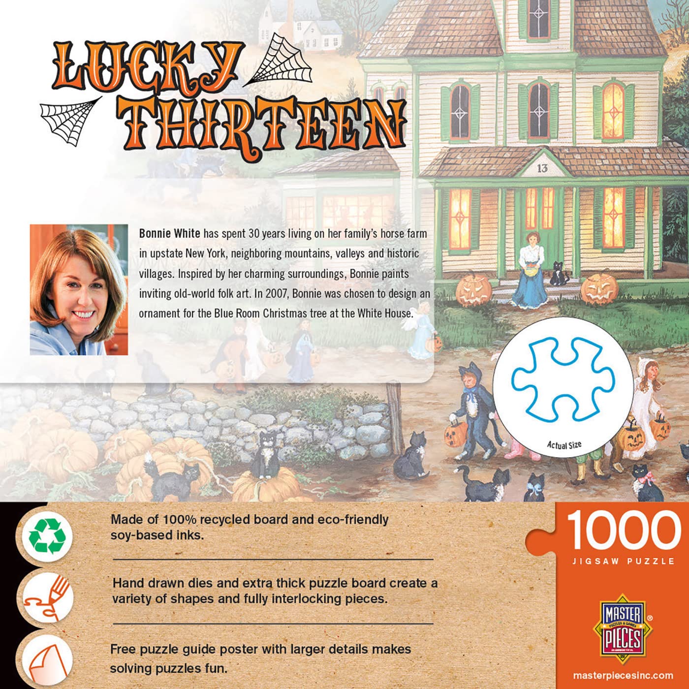 Masterpieces 1000 Piece Halloween Jigsaw Puzzle - Lucky Thirteen - 19.25'X26.75'