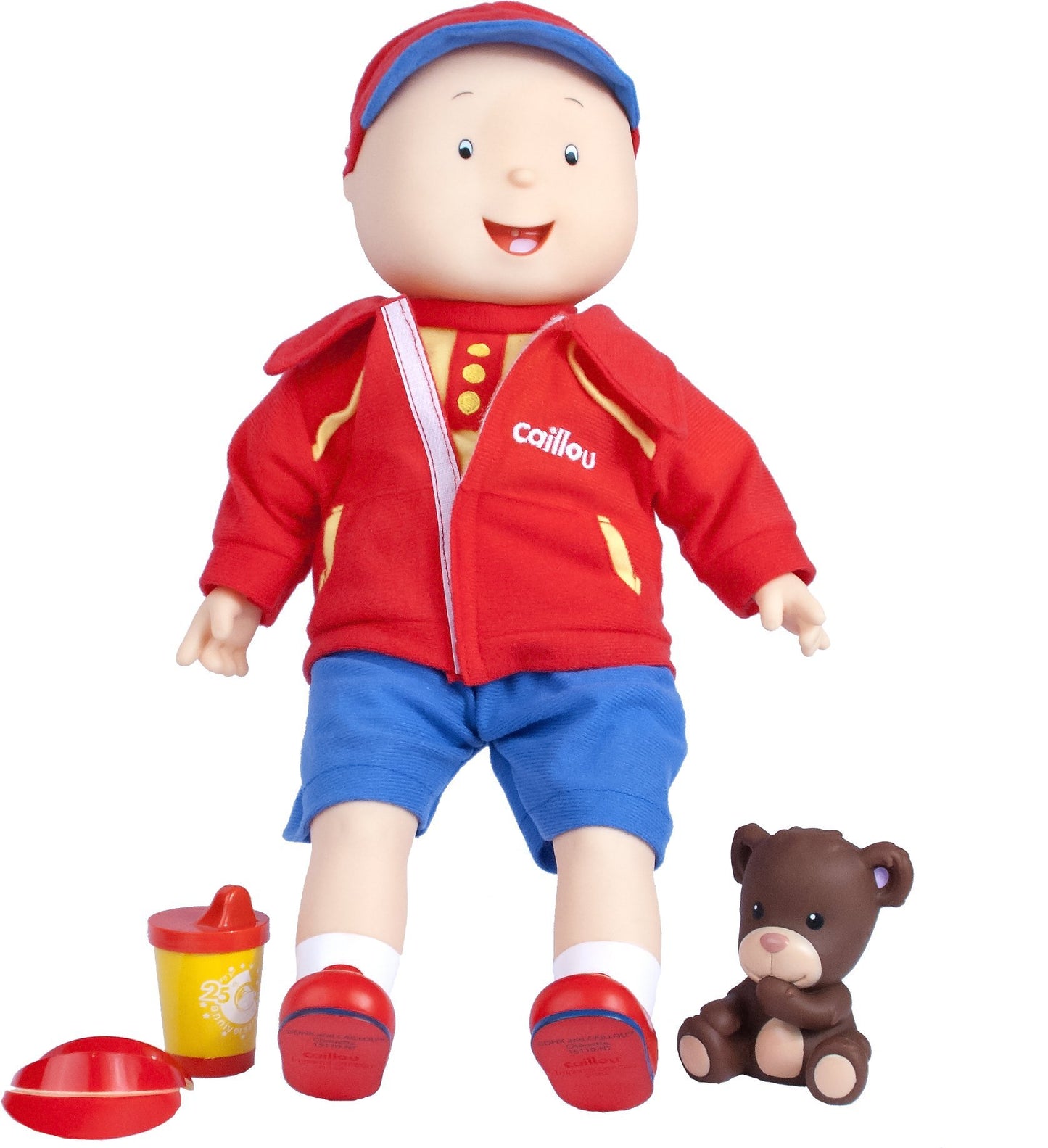 Caillou - Best Friend Trilingual Interactive Talking Doll, English, French & Spanish Trilingual Doll