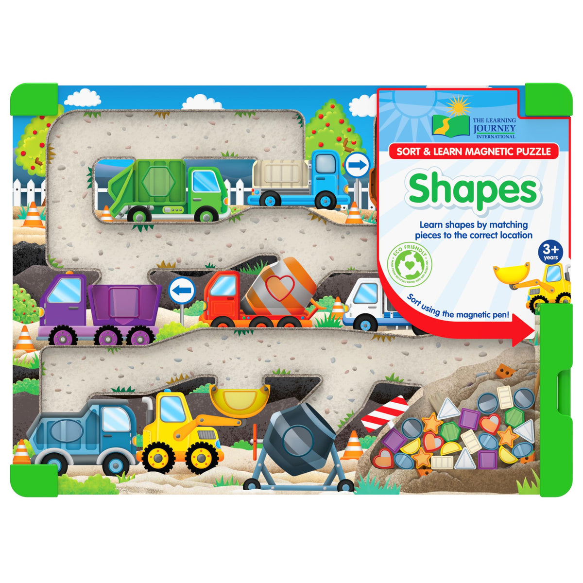 Sort & Learn Magnetic Puzzle  Shapes (NEW)
