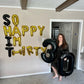 50 Balloon Number, Black Number 50Th Birthday Balloons 40 Inch, 50 Years Old Black Birthday Decorations For Men Women, 50Th Anni