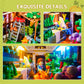 Funwhole Botanical-Garden Greenhouse Lighting Building-Bricks Set - Farm Flower House Collection Led Light Model Display Set 142