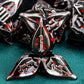 ARUOHHA Dungeons and Dragons Dice DND Metal Dice Set Handmade RPG Role Playing Games Blood Polyhedral Dice 6 Sided D&D Dice Set