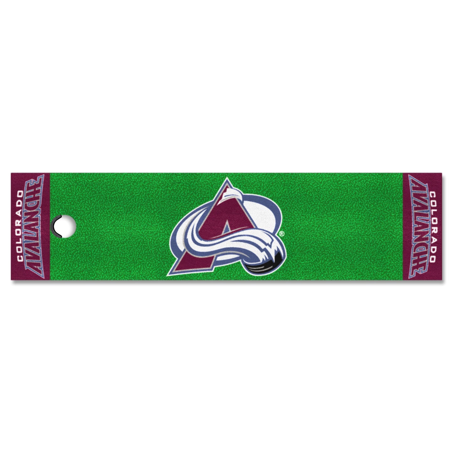 FANMATS 10619 Colorado Avalanche Putting Green Mat - 1.5ft. x 6ft.
