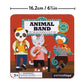 Petit Collage Magnetic Play Set, Animal Band – Mix & Match Magnetic Game Board, Ideal For Ages 3+ – Includes 2 Magnetic Scenes And Over 25 Magnet Pieces, Ideal Travel Activity For Kids