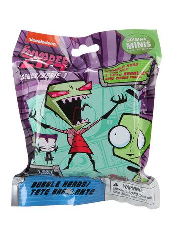 Invader Zim Original Mini'S Bobble Head With Stand Blind Mystery Bag -1 Pack