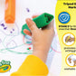 Crayola Triangle Toddler Markers, 8ct Easy Grip Washable Coloring Markers, Multicolored, Arts & Crafts Supplies for Young Kids