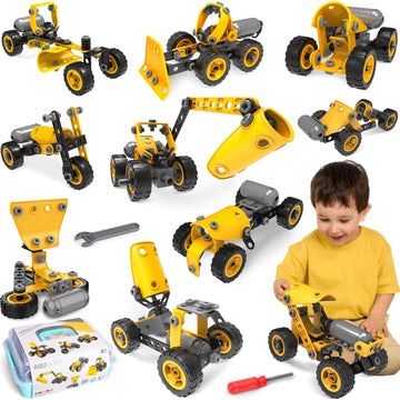Wanonoo Stem Toys For 5 6 7 8+ Year Old Boy Birthday Christmas Idea Gift, 10 In 1 Electric Building Toys Kids Ages 4-8 5-7 6-8,