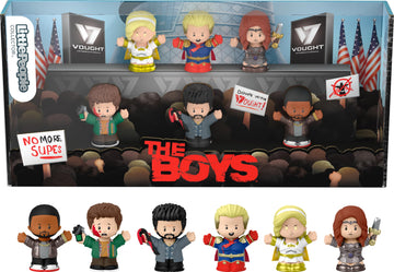 Little People Collector The Boys Special Edition Set with Character Figures in a Display Box for Adults & Fans, 6 Figures -Like New