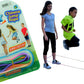Chinese Jump Rope (1 Pack) Elastic Skipping Rope Game For Kids & Adults | Colorful Stretchy Jump Rope For Kids, Girls And Boys. Party Favor. Physical Education Equipment | Item No. 733-1A