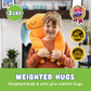 Bumpas Weighted Plush Toy - Sensory Cuddle Pal Zeek - Realistic Hugging Arms - Soft Polyester Material - Model 15677-FBA