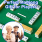 QANIUOS Mahjong Line Finder - Acrylic Rules Reader for Players (Green, Set of 4)