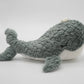 Mary Meyer Putty Stuffed Animal Soft Toy, 14-Inches, Slate Blue Whale
