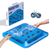 Dhrana Magnetic Chess Game Set - Black & White Strategy Board Game for Adults & Kids 6-12 with Stones & Strings