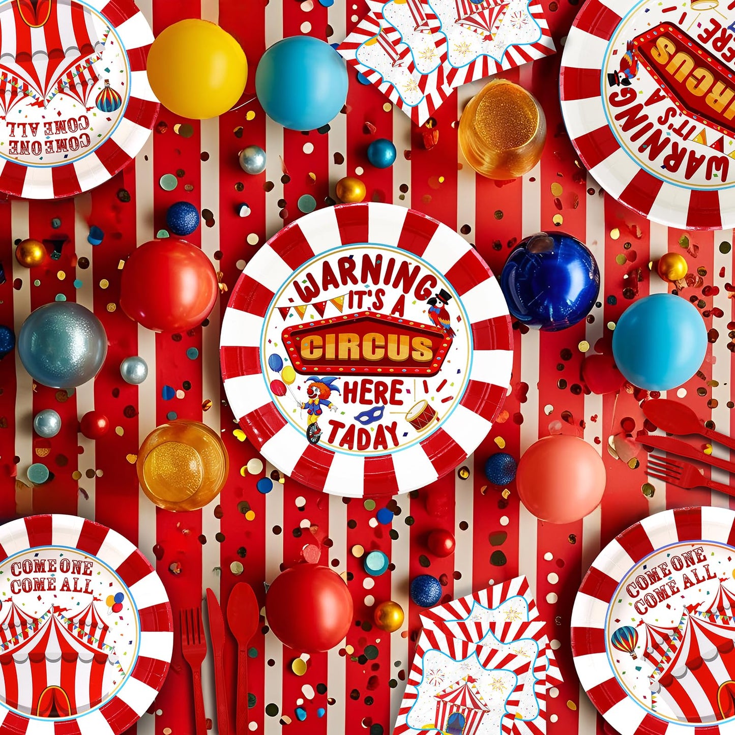 Carnival Birthday Party Decorations, Whimsical Carnival Birthday Party Favors, Circus Party Supplies, Carnival Theme Birthday Pa