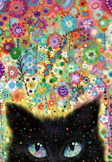 Ravensburger Puzzle Moment: Kaleidoscope Kitty 300 Piece Jigsaw Puzzle For Adults - 12001327 - Handcrafted Tooling, Made In Germany, Every Piece Fits Together Perfectly