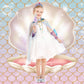 Fedio Princess Cape,Dress Up Clothes For Little Girls,Princess Costume Dress For Girl 3-8 Years Old Birthday Christmas Gift