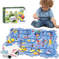 25Pcs Puzzle Racer Kids Car Track Set, Space Jigsaw Puzzle Racer Car Track Set Puzzle Track Car Play Set Preschool Gifts For Kid