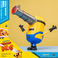 Minions Despicable Me 4 Toys, 4.7 Inch Mega Mel Action Figures,Retractable Eye And 5 Changeable Facial Expressions Minion Model Kits,Gifts For Kids Ages 8 Years & Older