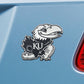 FANMATS 14908 NCAA University of Kansas Jayhawks Chrome Team Emblem , 2.8x3.2