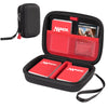 Procase Collectible Trading Card Case, Hard Travel Carrying Storage Box Holds 300+ Cards For Mtg, Tcg, Yu-Gi-Oh, Lorcana, Holder Organizer With Removable Divider And Multiple Color Options -Black