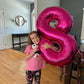 18 Balloon Number, Hot Pink Number 18Th Birthday Balloons 40 Inch, 18 Years Old Hot Pink Birthday Decorations For Boys Girls, 18