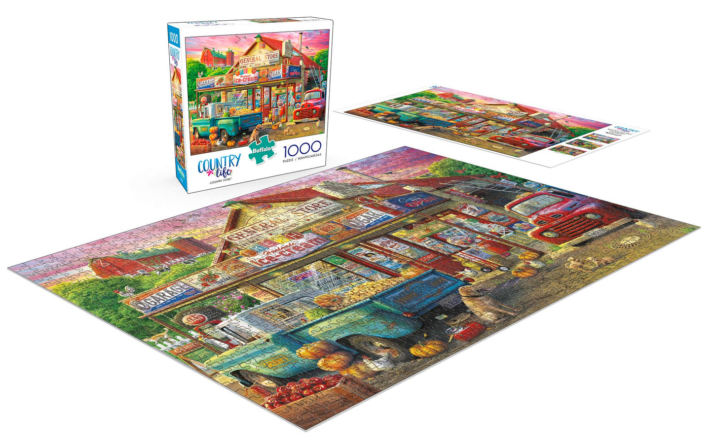 Buffalo Games - Eduard - Country Store - 1000 Piece Jigsaw Puzzle For Adults Challenging Puzzle Perfect For Game Nights - Finished Puzzle Size Is 26.75 X 19.75