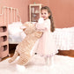 Ikasa Large Cat Stuffed Animal Plush Toy,Giant Kitten Cute Jumbo Soft Toys,Huge Big Size Plushy Gigantic Plushie,Gifts For Kid Girl (30 Inches, Orange)