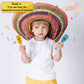 15Pcs Mexican Fiesta Party Favors Mini Wooden Maracas for Kids Mexican Fiesta Themed Birthday Baby Shower Cinco De Mayo Taco Tue