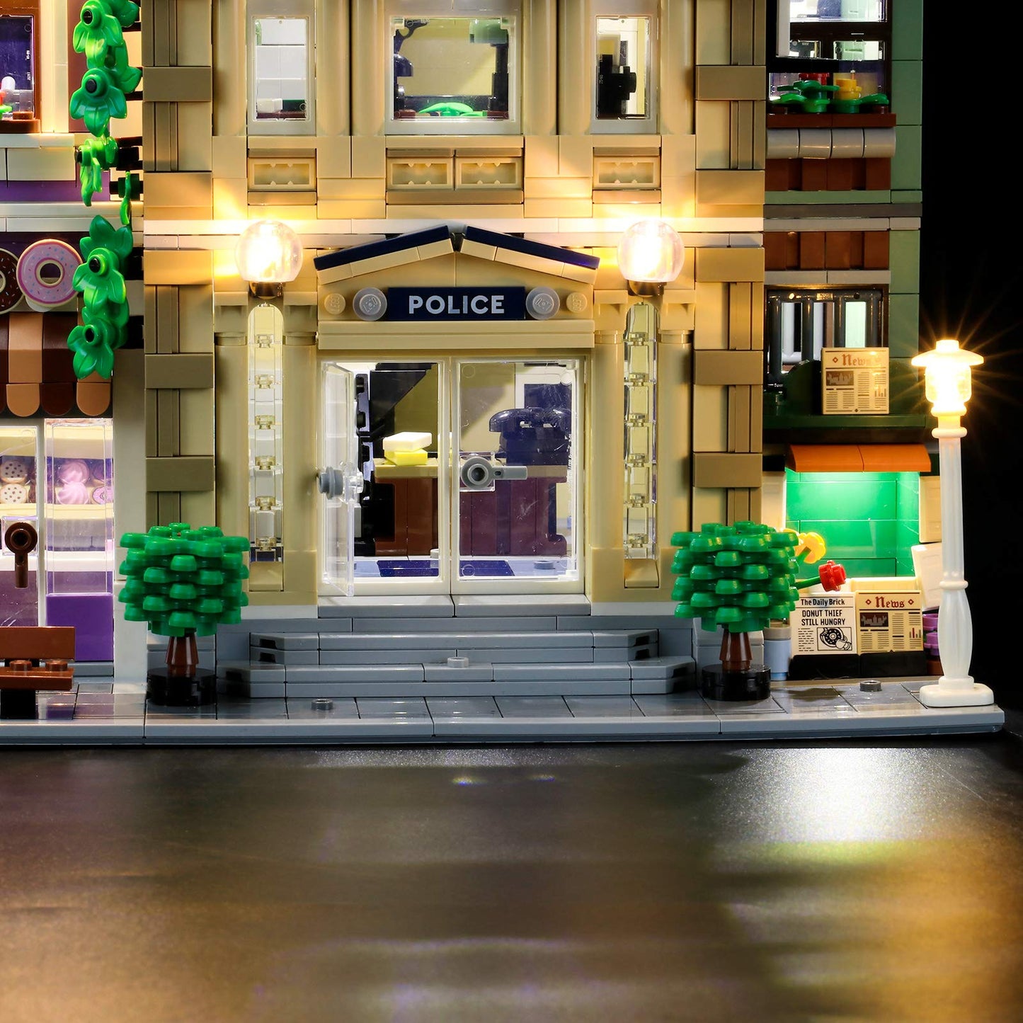 Lightailing Light Set For (Creator Expert Police Station Building Blocks Model - Led Light Kit Compatible With Lego 10278 (Not I