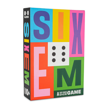 Hootenanny Games Sixem Dice Game | Speed, Strategy & Sabotage For Game Night | Perfect For Family Games | 2-4 Players, Ages 10+