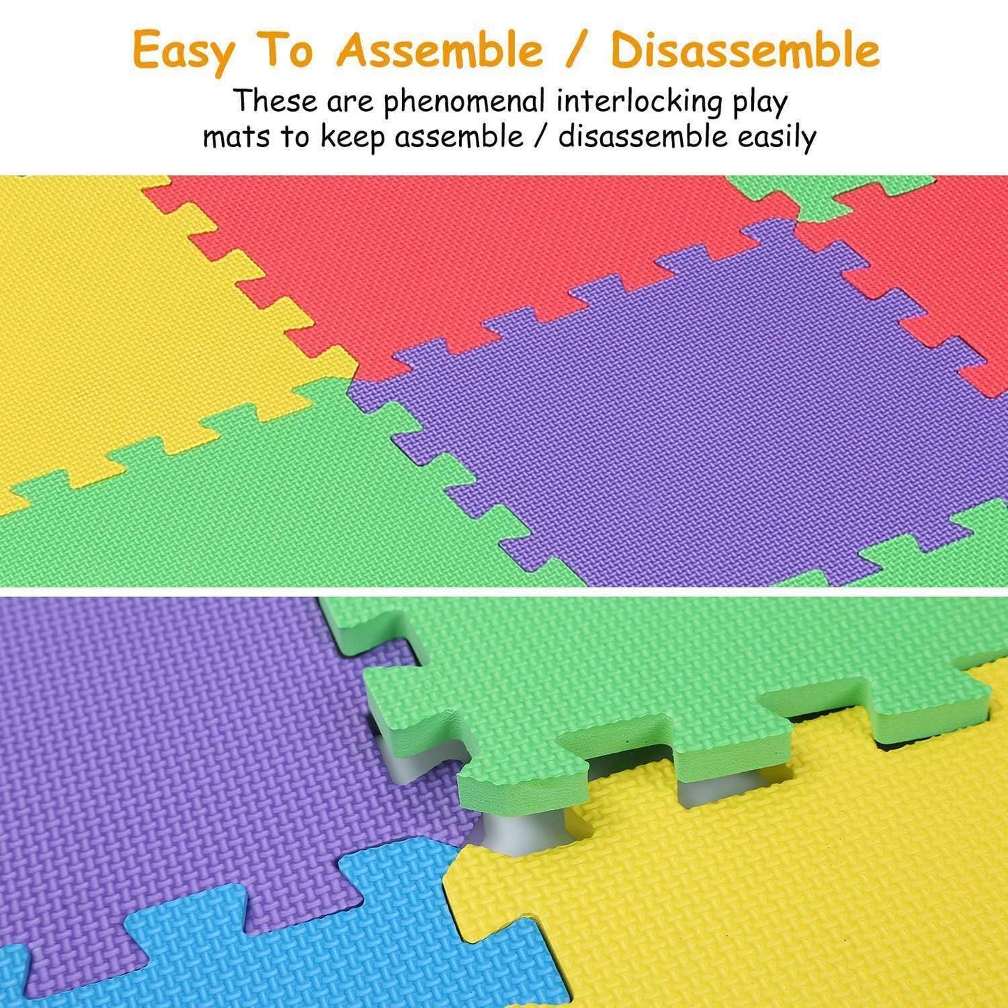 Febyyer 20 Tiles Foam Play Mat Childrens Foam Puzzle Mat, Play Mats, Play Rugs