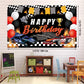 Mpanwen Race Car Birthday Party Supplies, 142 Pcs Racecar Racing Party Decorations For Boys Baby - Backdrop, Banner, Cake, And C