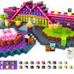 Neoformers Magnetic Building Blocks 188Pcs Hotel Elves Magnet Building Cubes With Lights, Educational Sensory Stacking Kit & Ste