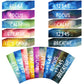Crtiin 100 Pack Sensory Strips Anxiety Stickers Adhesive Textured Rough Sensory Stickers Calm Stickers Breath Stickers Tactile F