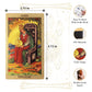Egcuq 78 Tarot Cards With Guide Book,Rider Waite Tarot Deck,Gold Foil Tarot Cards Deck For Beginners Waterproof And Durable