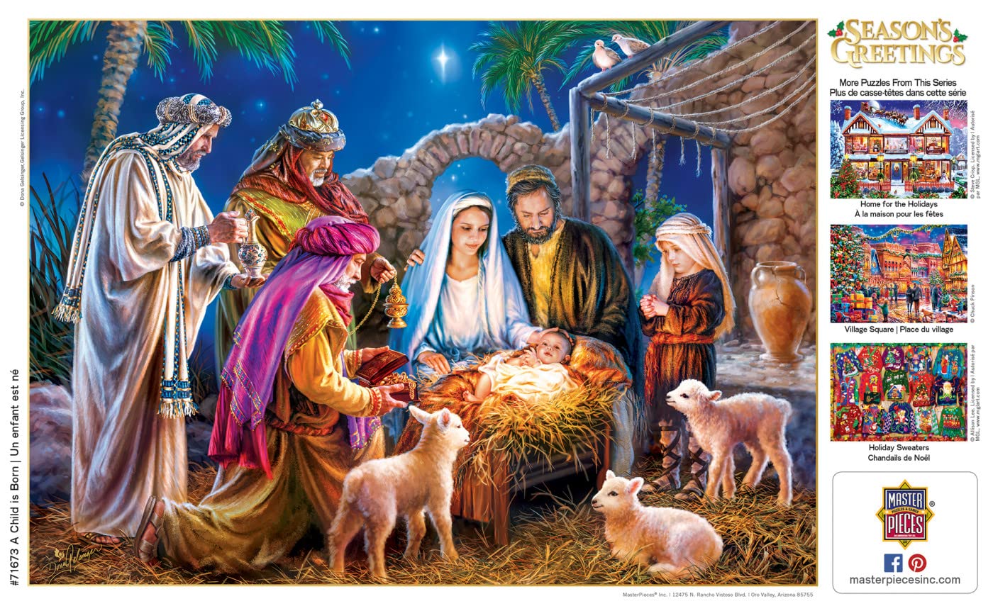 A Child Is Born 1000 Piece Jigsaw Puzzle