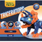 TEACH TECH DIY Triceratops STEM Robot Dinosaur Building Toy, Ages 8+